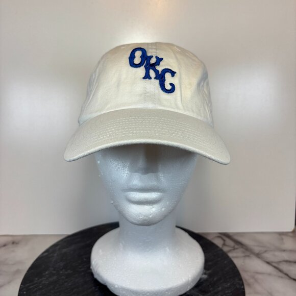 OKC Dodgers Baseball Team Hat Cap Strapback Adjustable OSFA White Blue MiLB - Picture 1 of 7